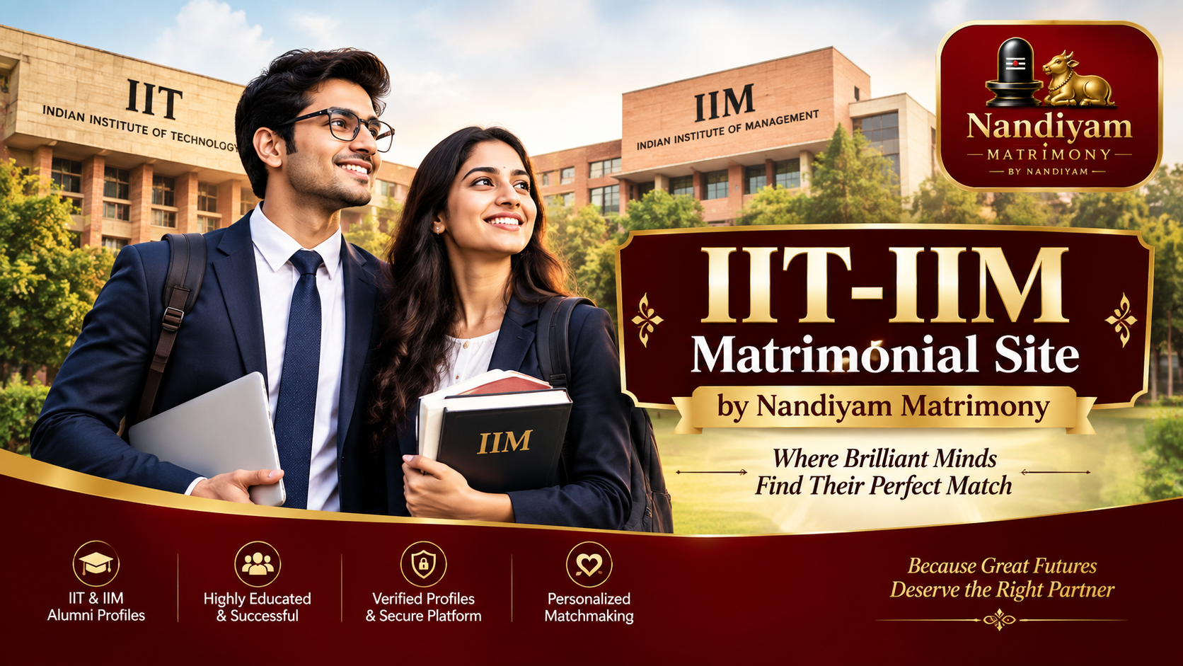 IIT-IIM Matrimonial Site by Nandiyam Matrimony